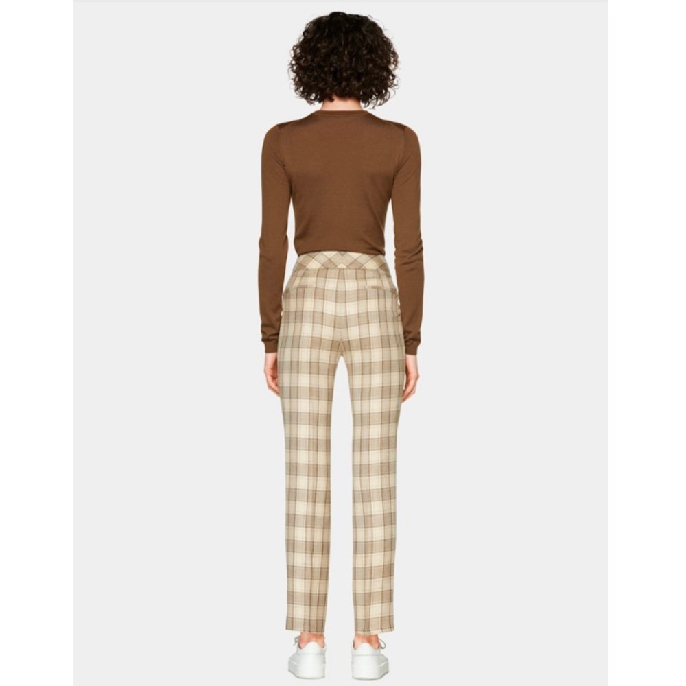 SUISTUDIO Lane Classic Check High Waist Trouser - Picture 2 of 15